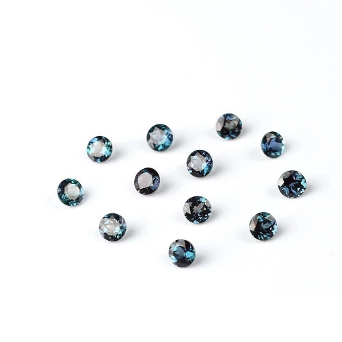 9 x 9 MM (10 Pcs) Natural Color Change Alexandrite Certified Loose Gemstone Lot