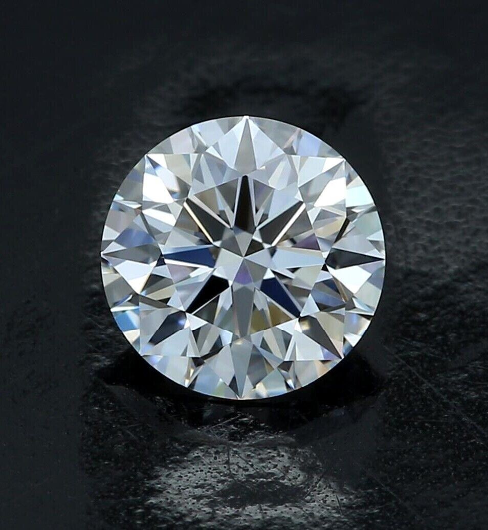 Certified 1.85 Carat Natural Round Brilliant Diamond H SI2 Very Good Cut