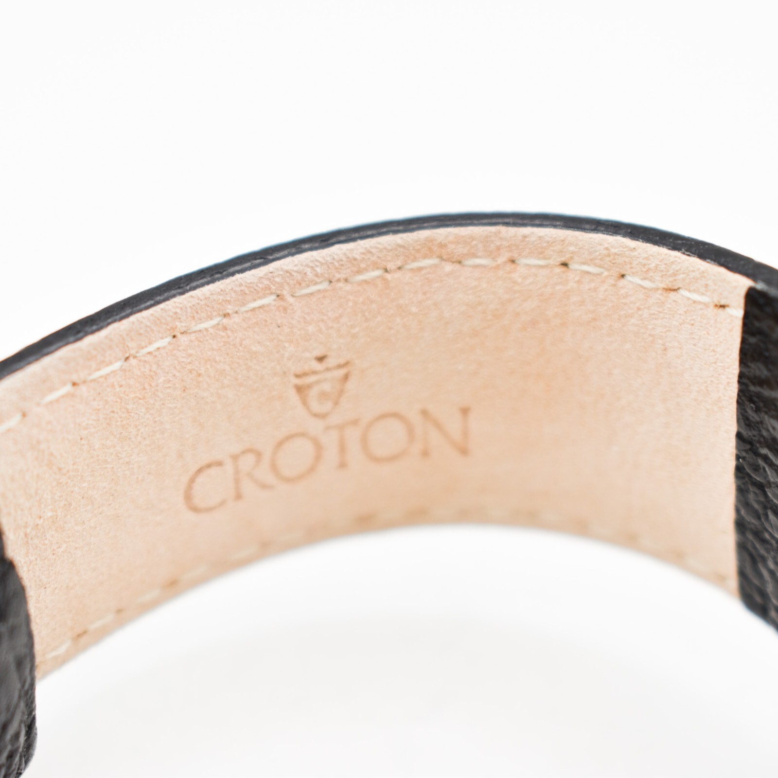 Limited Edition Croton Men’s Quartz Wristwatch w Genuine Shark Leather Band