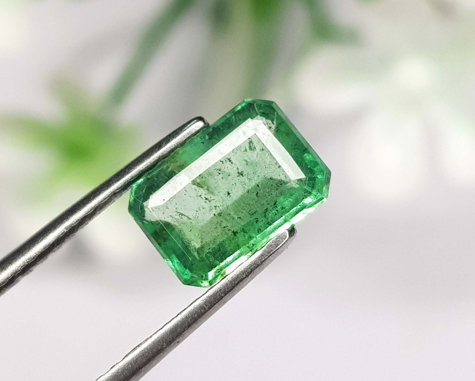 1.31 Ct Natural Emerald Colombian octagon Cut Untreated loose Gemstone