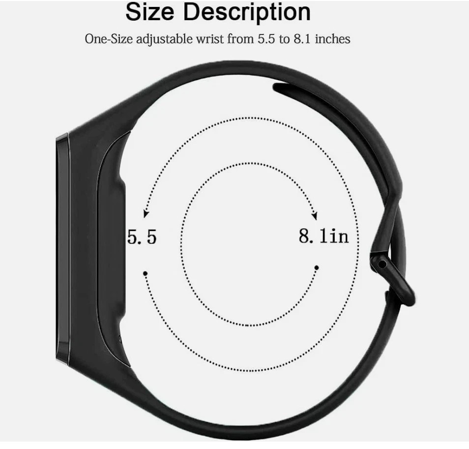 6 Pack Replacement Bands Compatible with Samsung Galaxy Fit 2 SM-R220 for