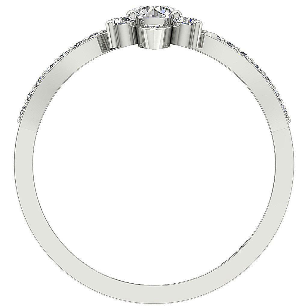 Round Cut Diamond 0.70 Ct SI1 G Solitaire Engagement Ring 14K Yellow Gold 7.60MM