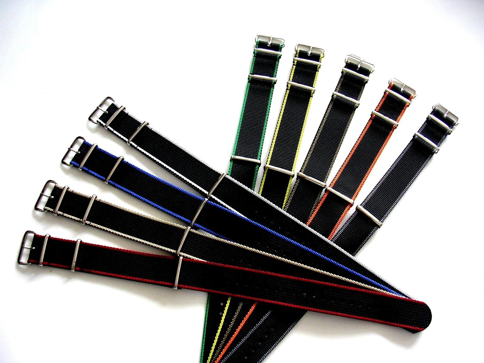 NATO G10 ® EDGE™ Military strap Heavy Nylon watch band RAF stitch Bond IW SUISSE