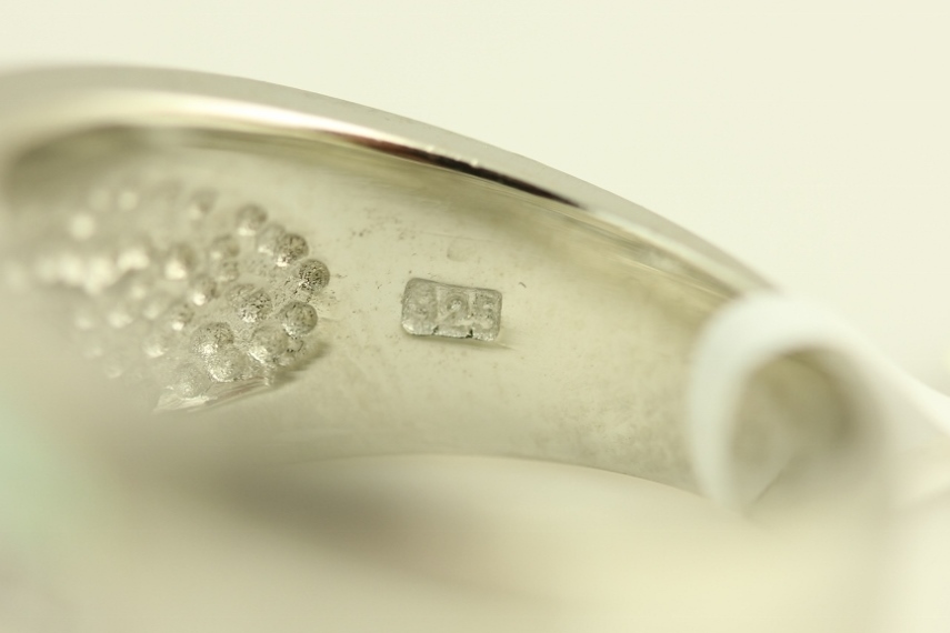 NEW Sterling Silver FIRE OPAL & CZ RING BRILLIANT -SZ(8) 10.9 GR S6638