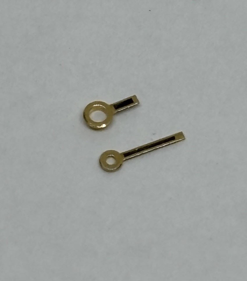 Bulova Watch Hands Set For Cal. 6CL Mechanical Manual Wind Movement Gold Tone