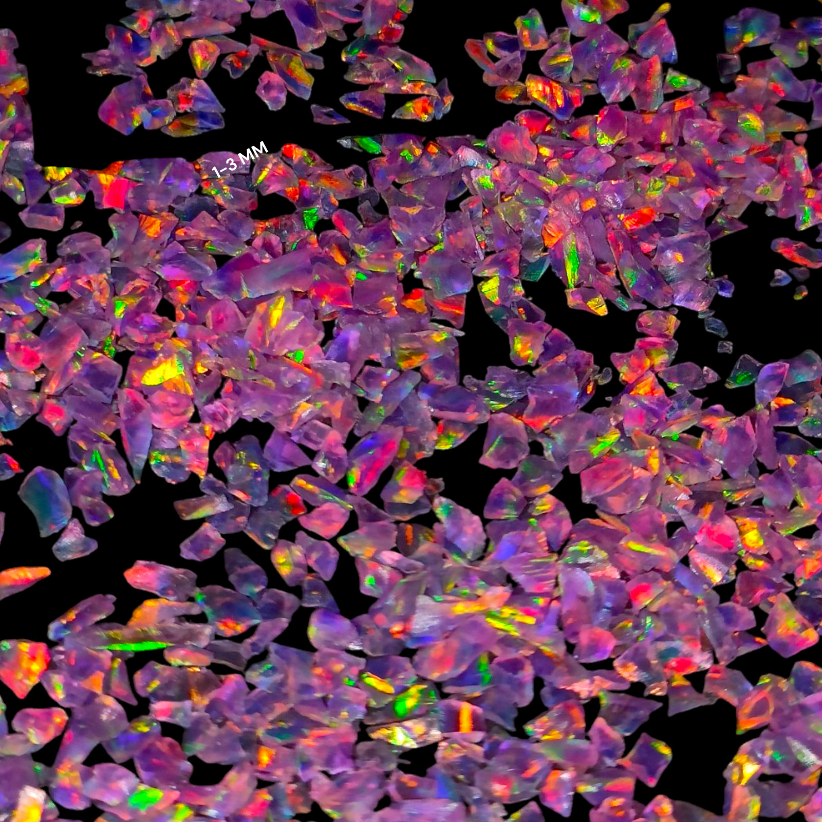 Crushed Pink Opal Coarse Gemstone Powder All Size Premium Inlay Material Opal