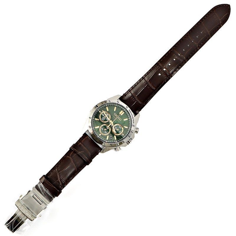 New Seiko Men’s Watch SEIKO SELECTION SBTR017 Black Silver Green Men’s SEIKO