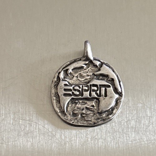 Vintage Designer Signed Stacey Moore Sterling Silver Esprit Pendant