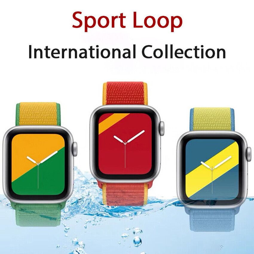 Woven Nylon Loop For Apple Watch Series 11-1 Ultra SE Sport Band Strap 38mm-49mm