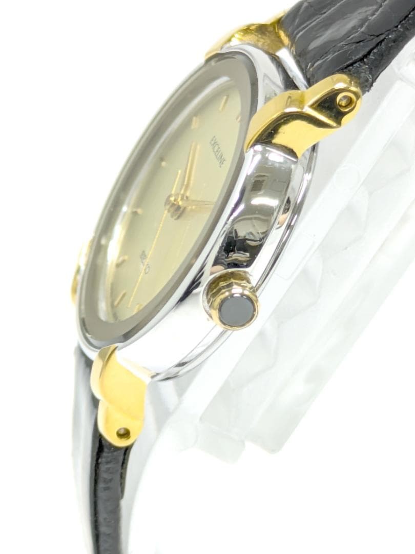 Seiko Exceline Ladies Watch Dual Tone Gold Silver Quartz 27mm Box