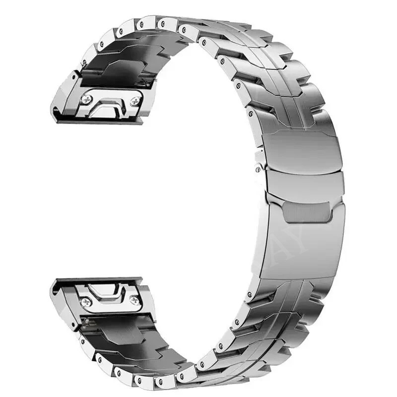 Titanium Band for Garmin Watch Fenix 8 7X 7 6x Pro 5x Plus Quick 22mm 26mm Strap