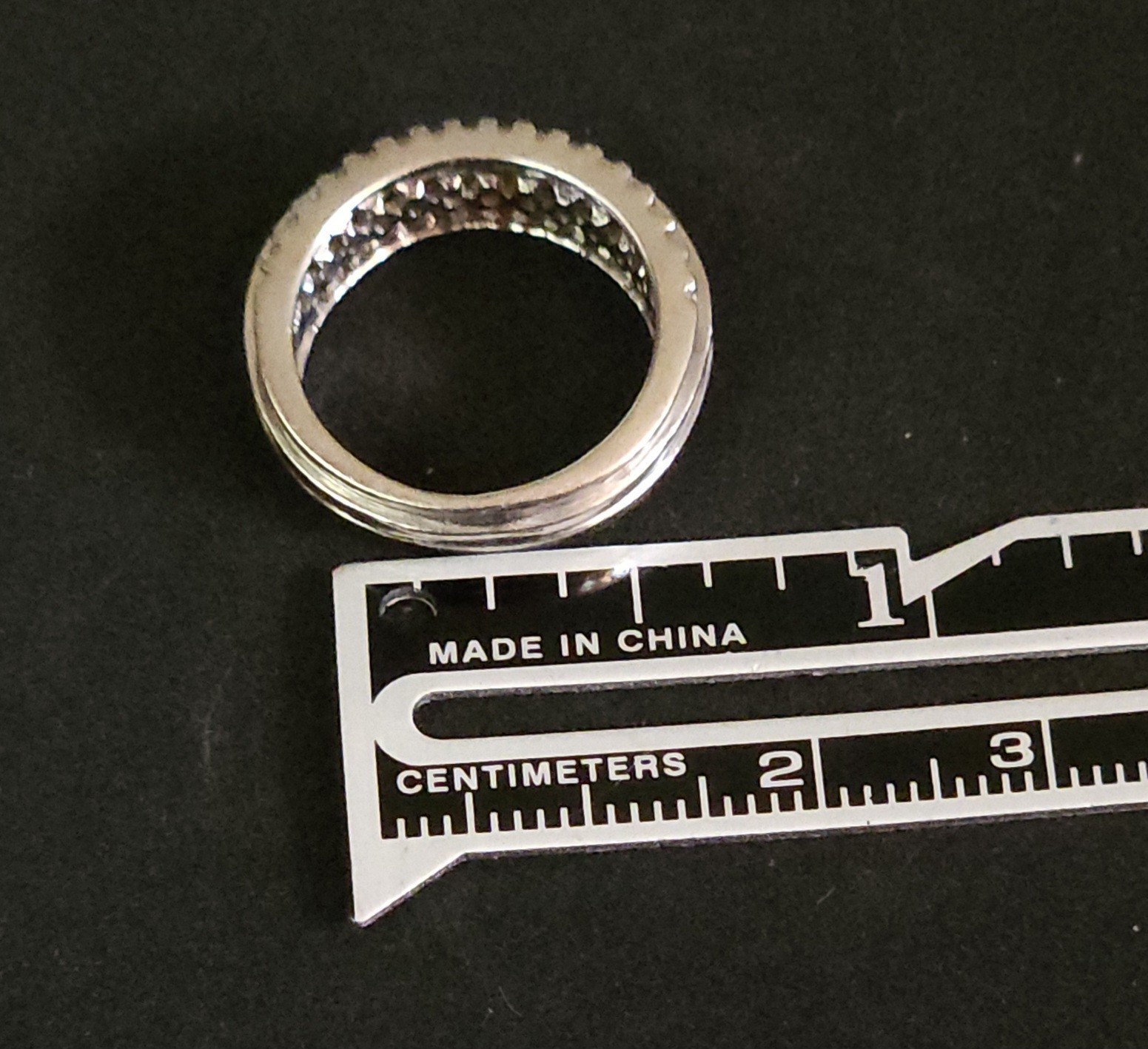 EFFY Designer 14K White Gold Diamond Band Ring CTW Unkown