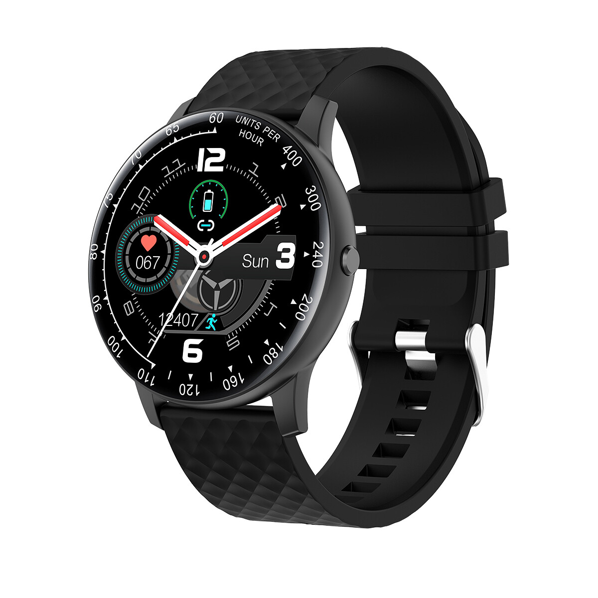 Bluetooth Smart Watch Fitness Tracker Pedometer Sleep Monitor Men‘s Watches-*