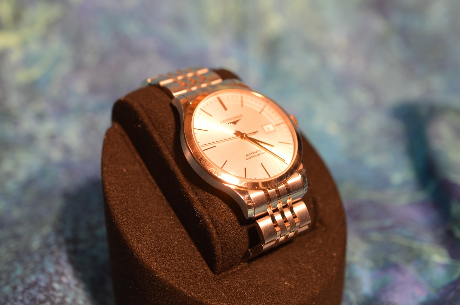 Longines Record 40MM Silver Dial Two-Tone Automatic Ref. L2.821.5