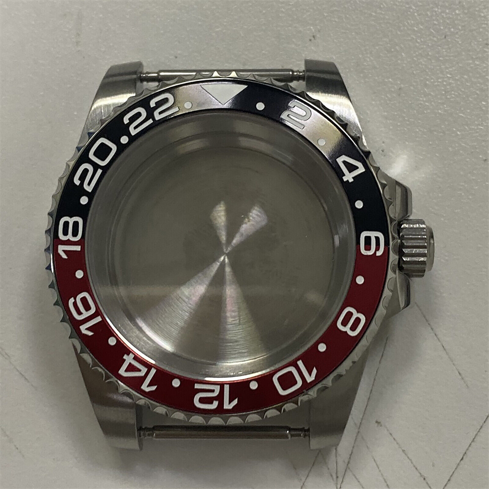 40mm Sapphire Glass Steel Bezel Watch Case For NH35 NH36 Automatic Movement