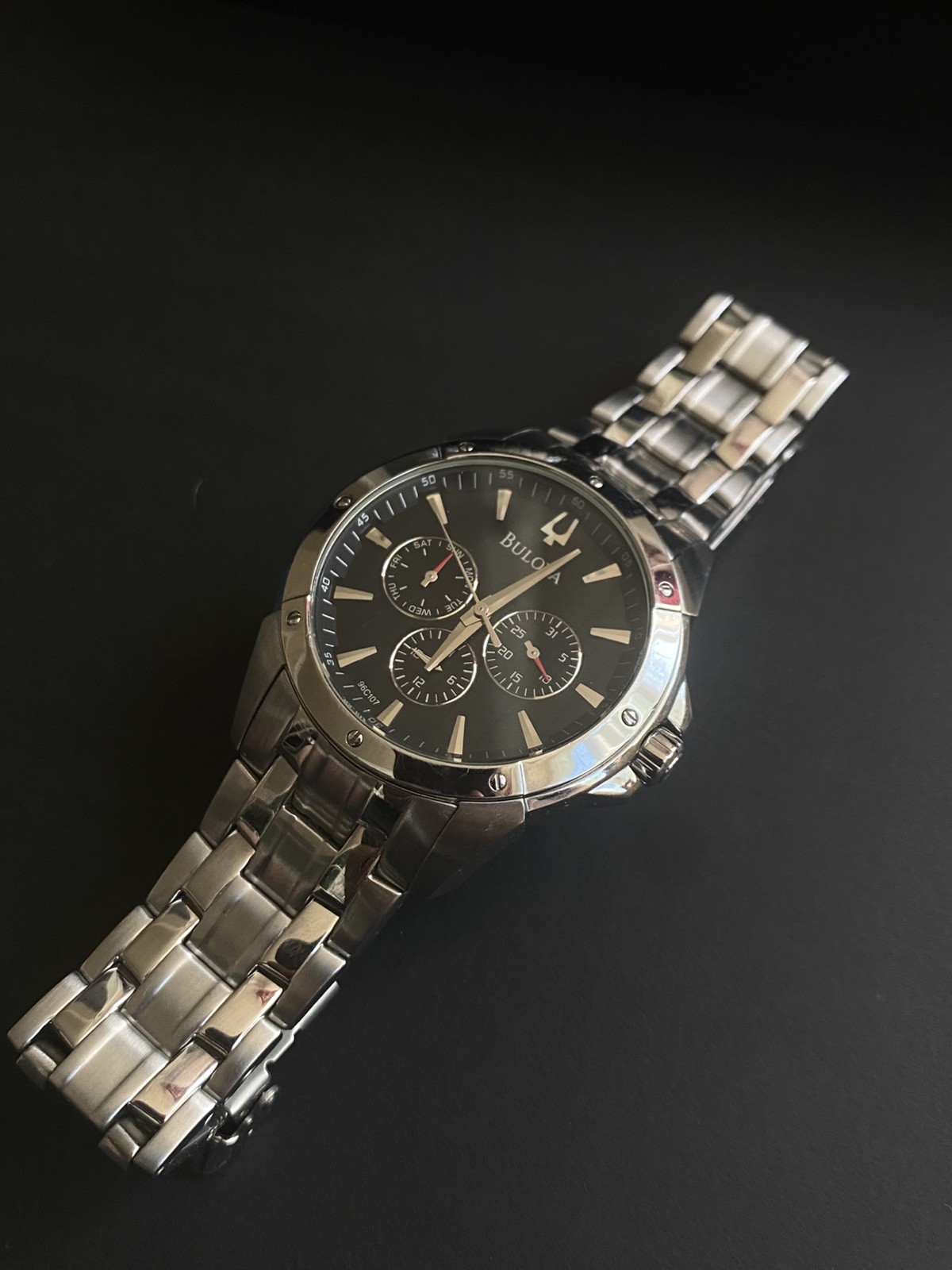 Bulova Classic Multifunction Men’s Watch 96C107 Stainless Steel