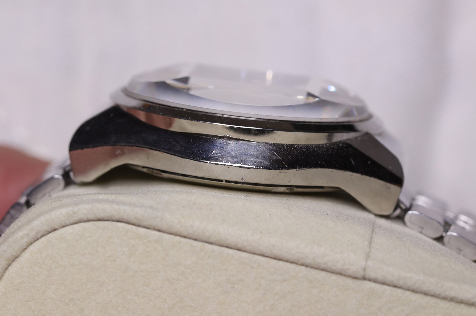 Vintage SEIKO LORD MATIC 5606-7290 Brown Dial Faceted Eng/Kanji LM Automatic