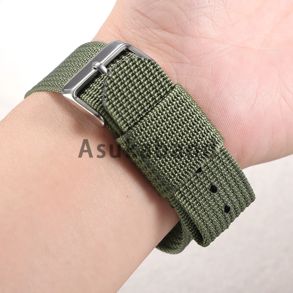 Nylon Watch Band Waterproof Ballistic Nylon One-Piece Military Watch Straps