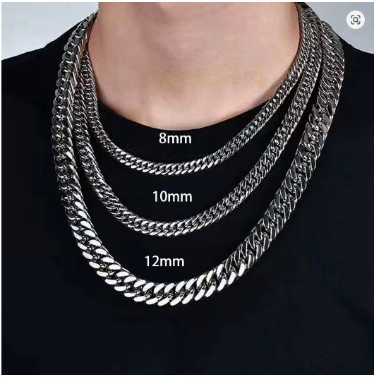 men stainless steel chain