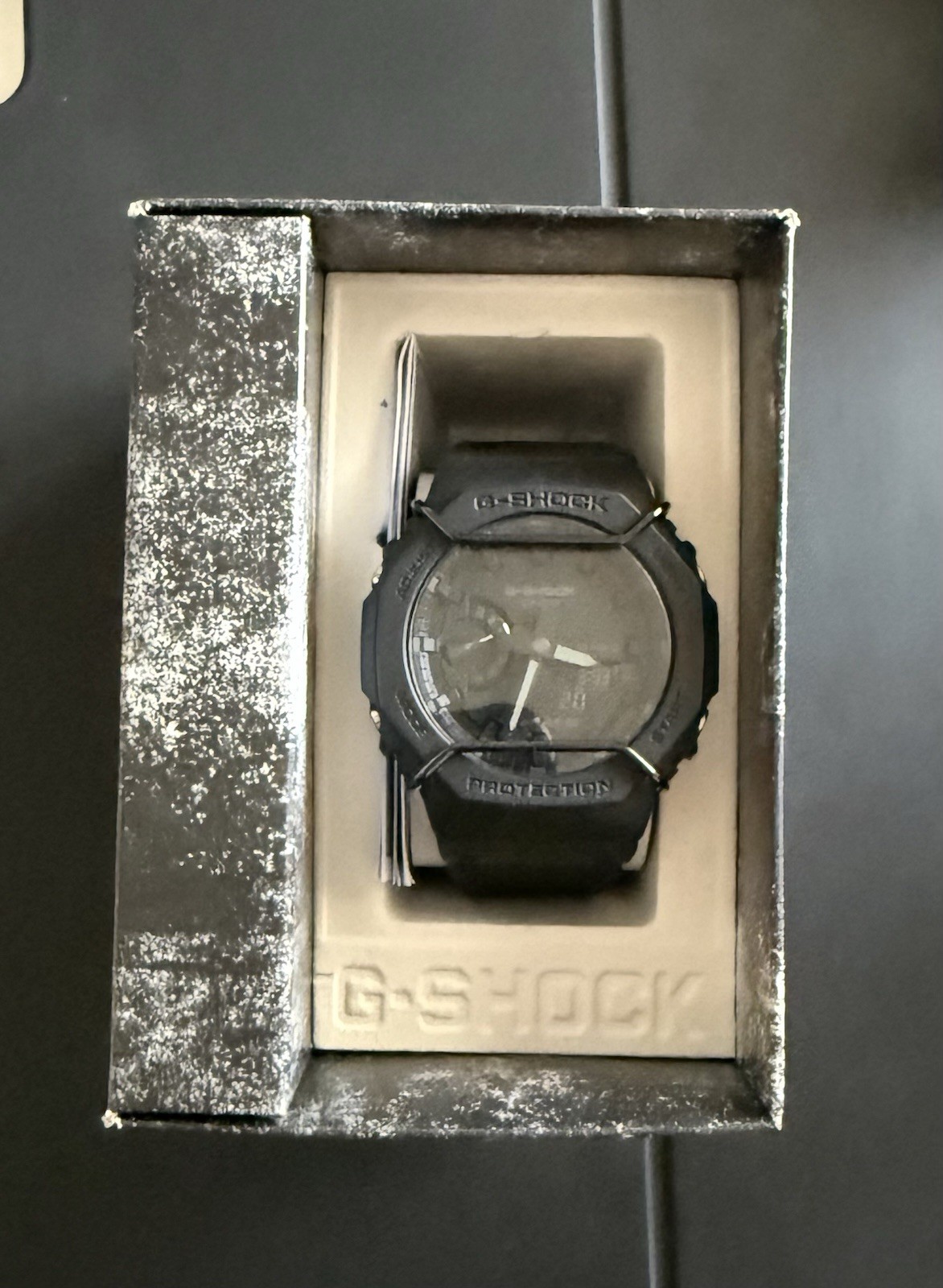 Casio G-SHOCK Men’s Black Watch – GA-2100-1A1 + Steel Protective Bumper + Extra