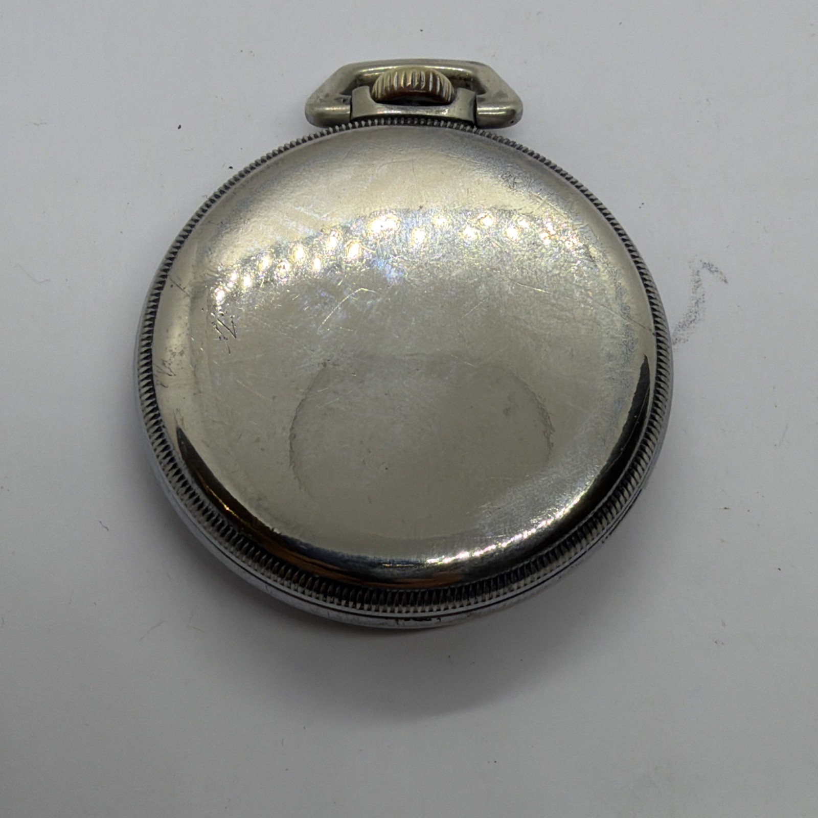 Waltham 16s Vanguard 23J Damaskeened Mint Dial Railroad Pocket Watch Runs Good