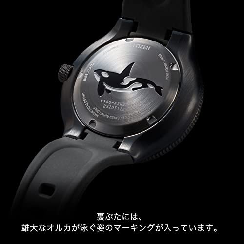 CITIZEN PROMASTER BN0235-01E Eco-Drive Diver Watch 200m All Black Japan Y864630