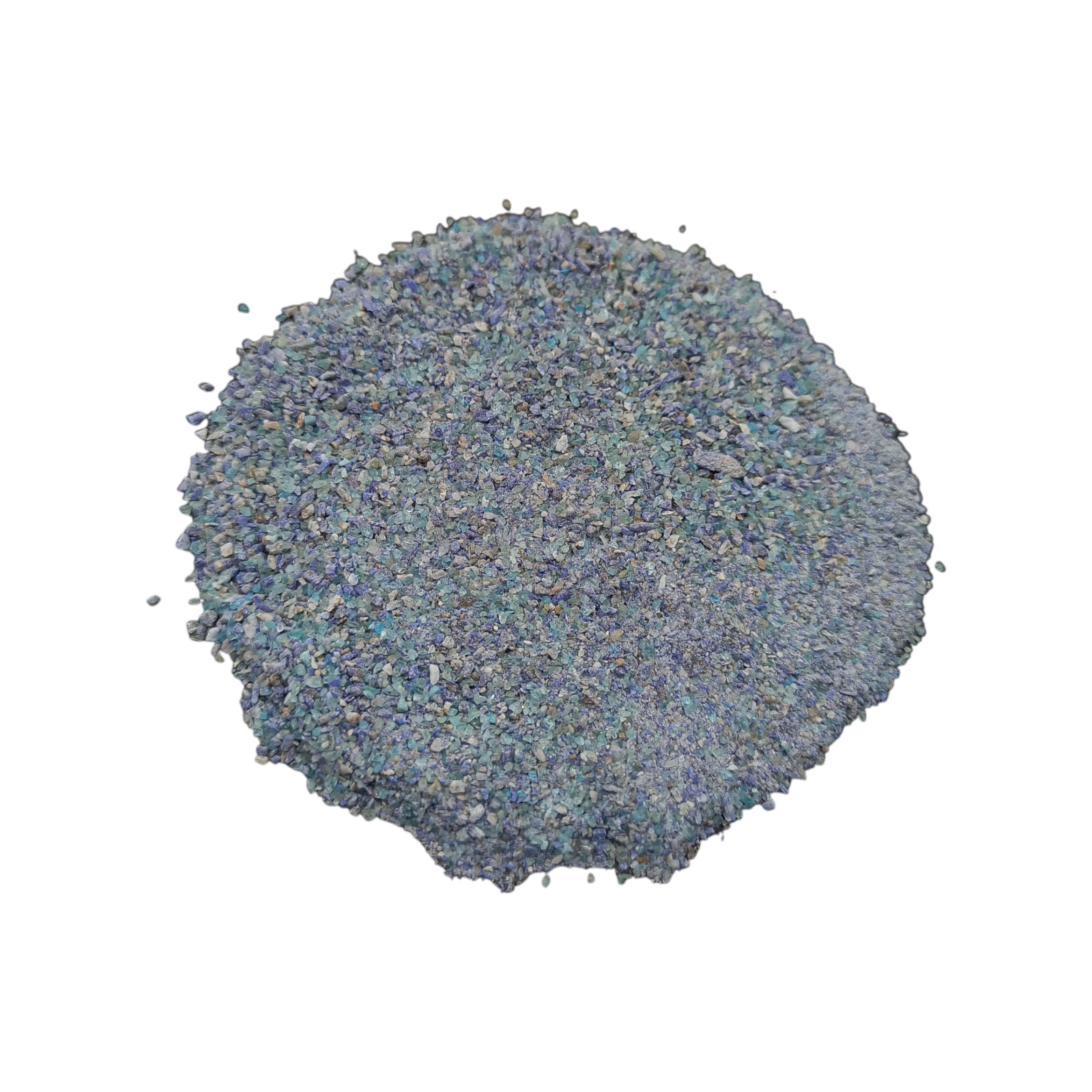 Blue Apatite Lapis gemstone crushed Coarse 0.5-1mm Gemstone For Jewelry Making