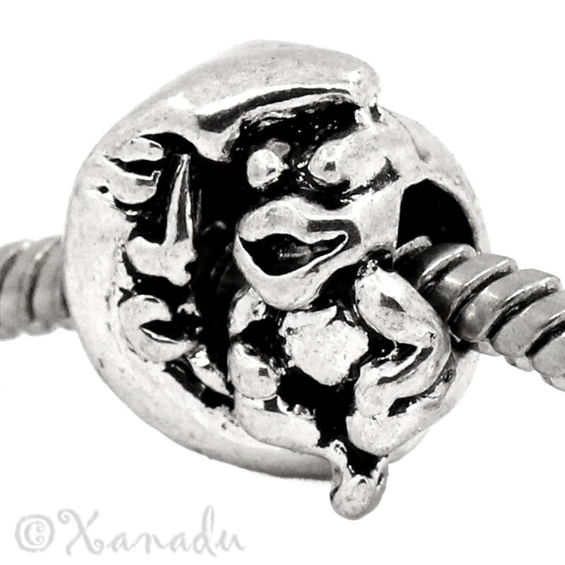 Frog On The Moon European Bead – Inspirational Bead For European Charm Bracelets