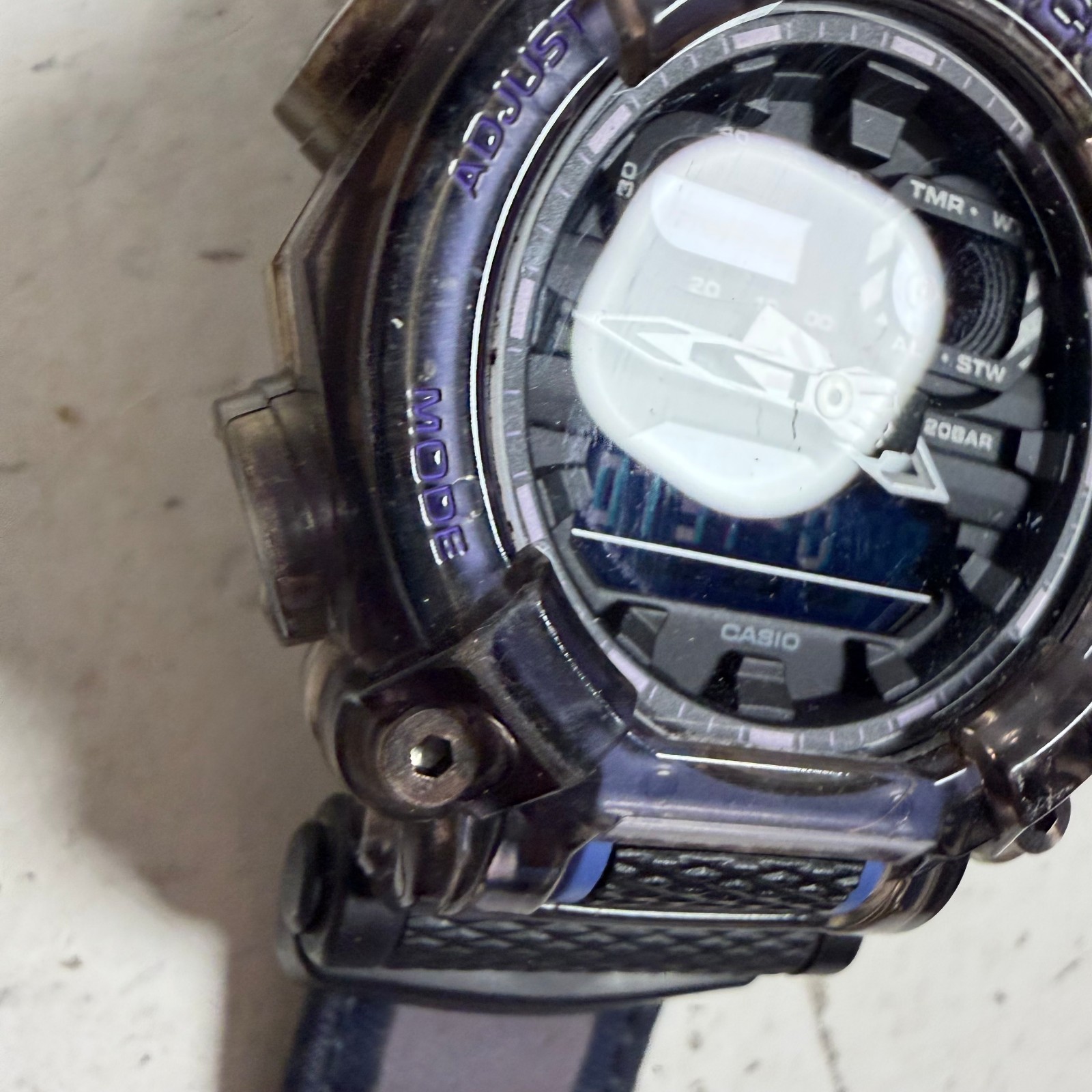 Casio G-Shock GA-900TS Purple Water Resistant Sports Analog-Digital Wristwatch