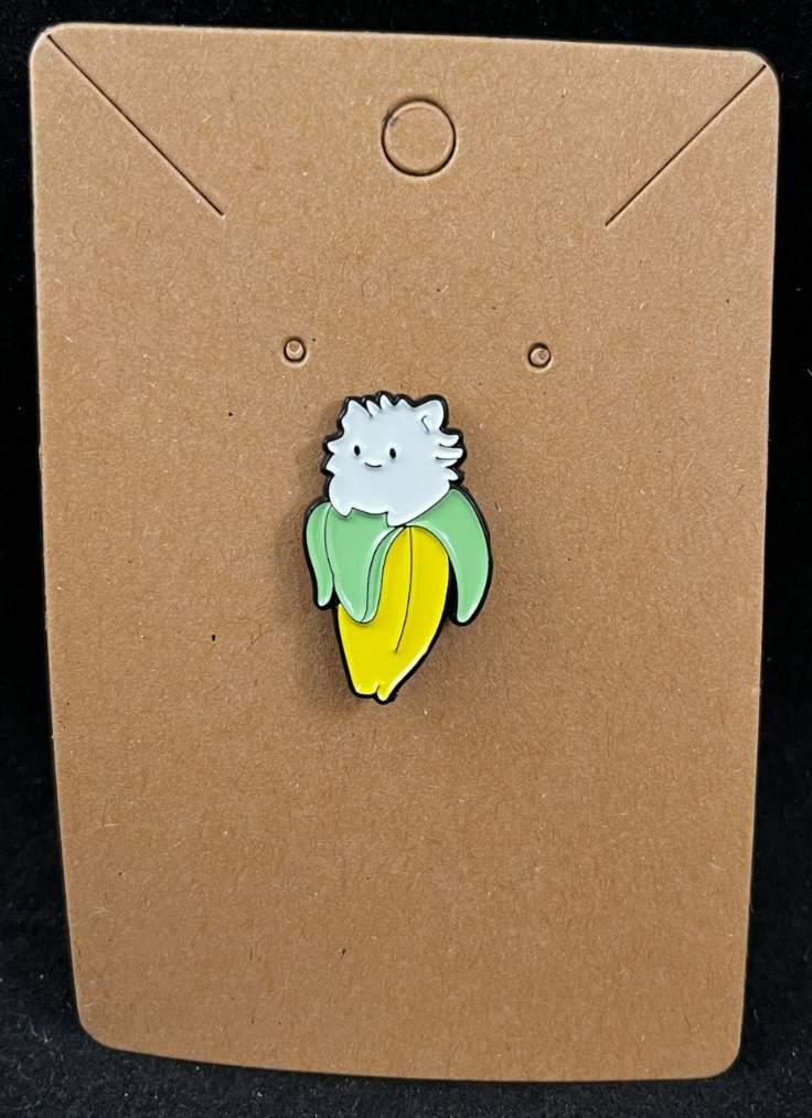 Banana Cat – Enamel Pin – Novelty – Food – About 1 Inch High