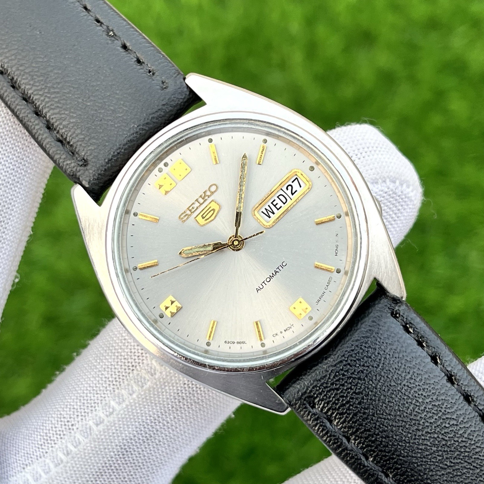 Vintage Seiko 5 Dress Formal Automatic Japan Made Men’s Watch Cal 6309