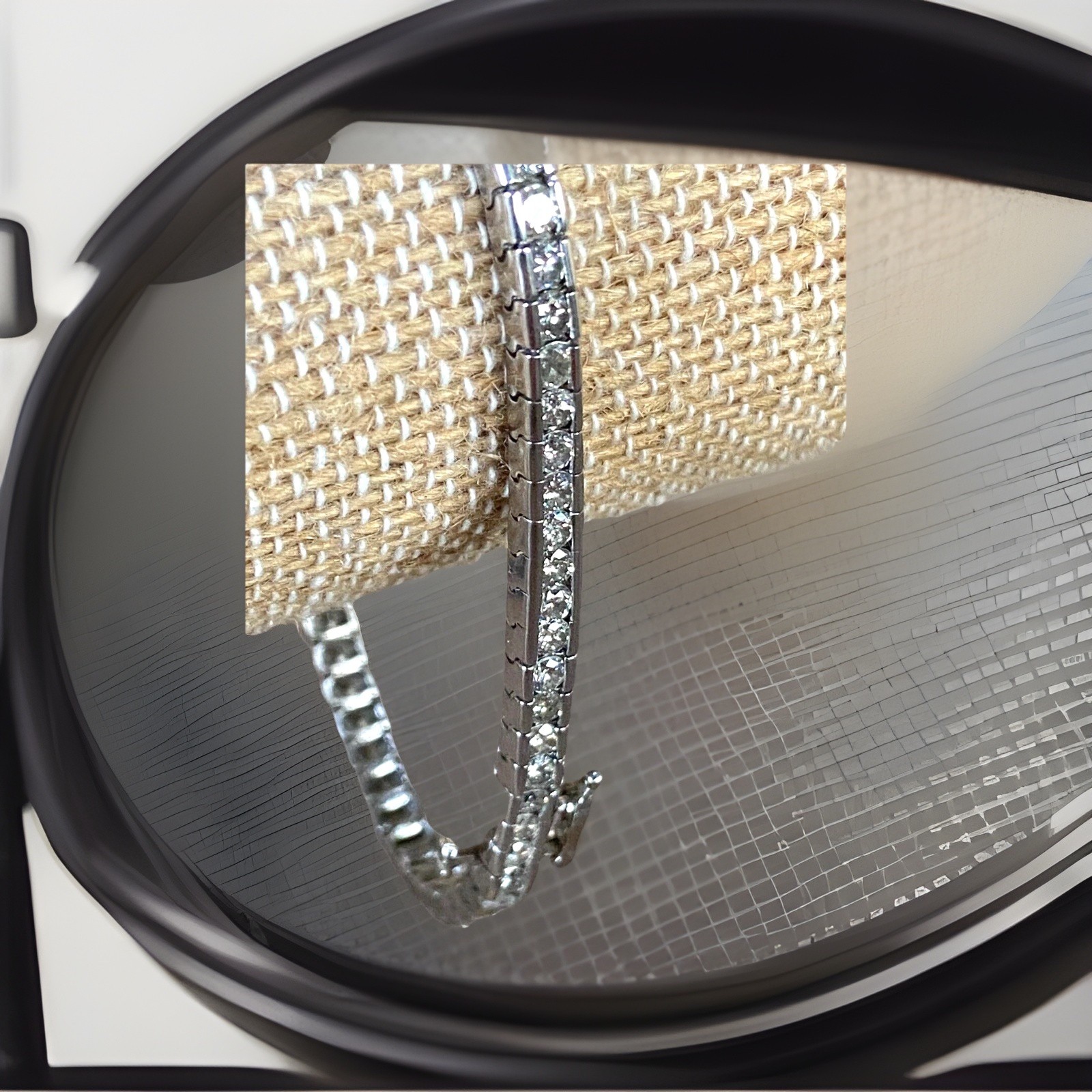 SI 1-H~ 2.0 ctw Round Cut Natural Diamond Tennis Bracelet 14k Solid White Gold