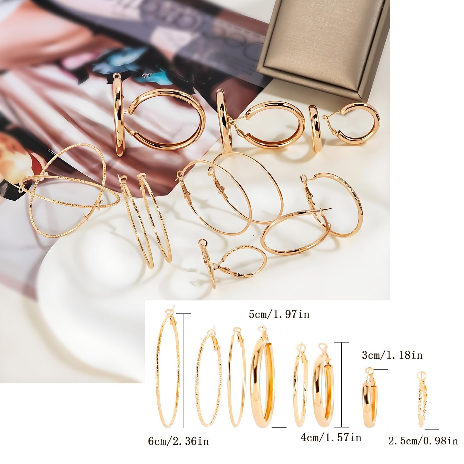 IXNEOP Golden Jewelry Sets for Women Fashion Costume one size, ix004-glod