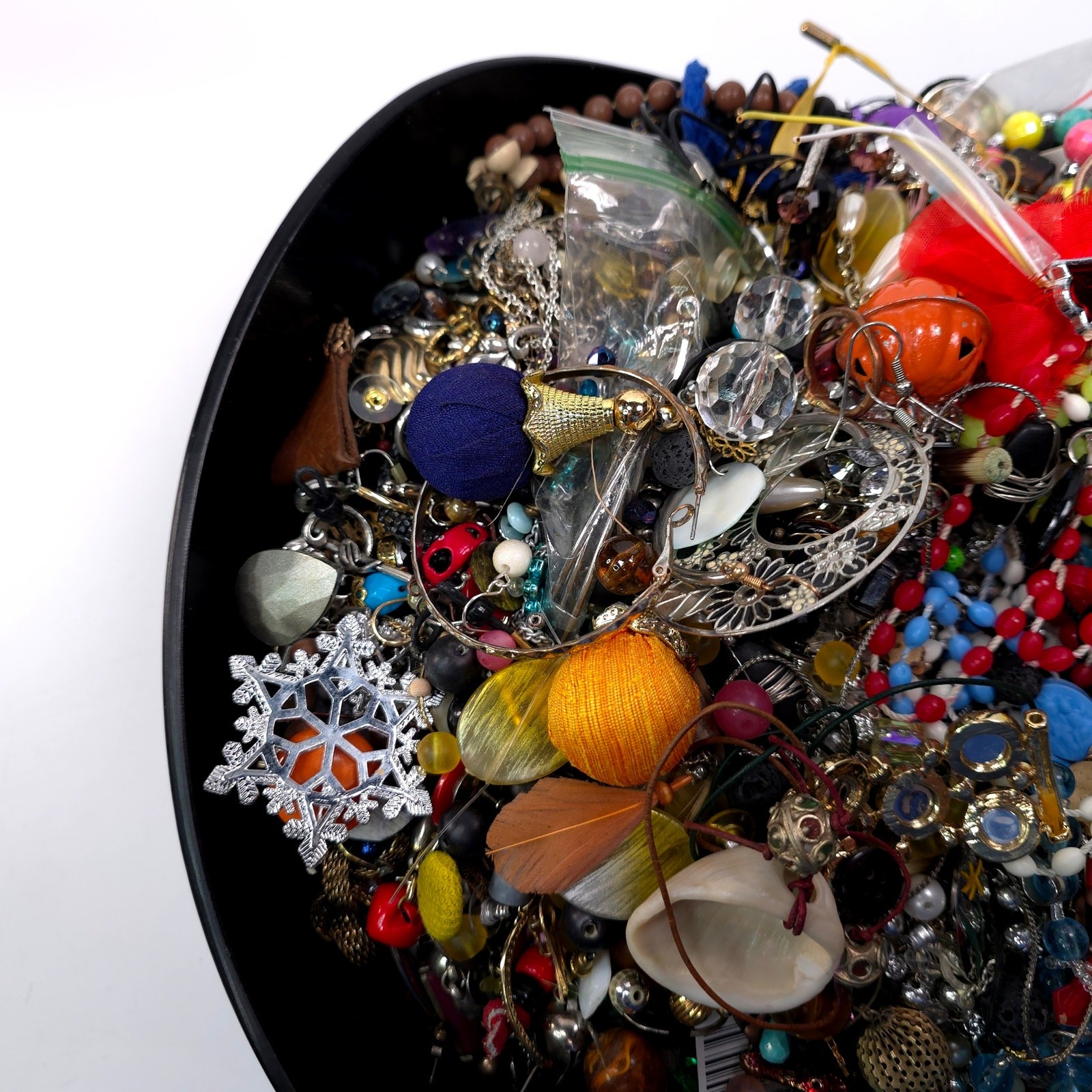 10 lb Vintage to Now Mixed Jewelry Lot Costume Craft Repair Junk Resale J46