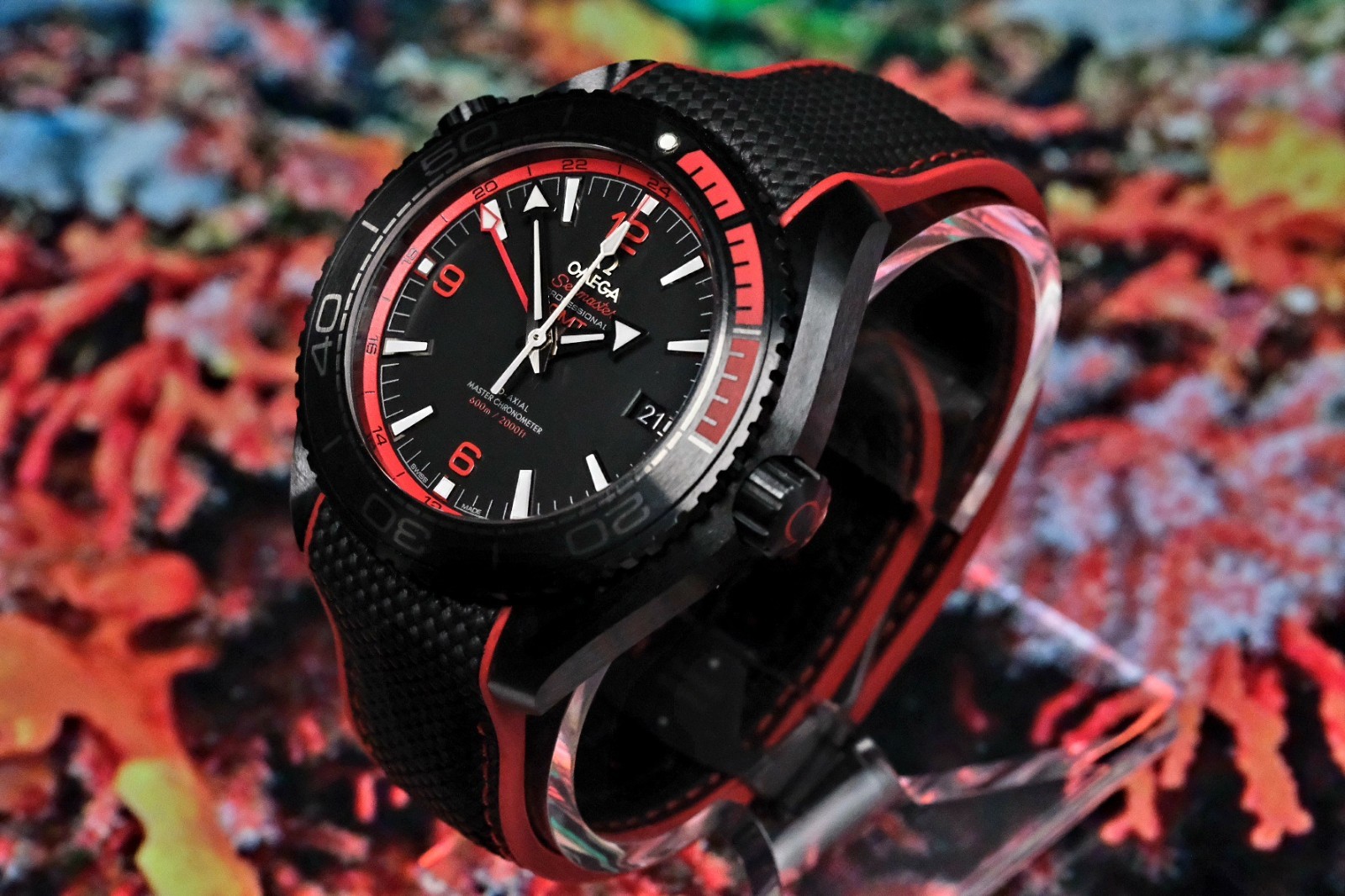 2023 OMEGA Seamaster Planet Ocean 600M 215.92.46.22.01.003 Deep Black Full Set
