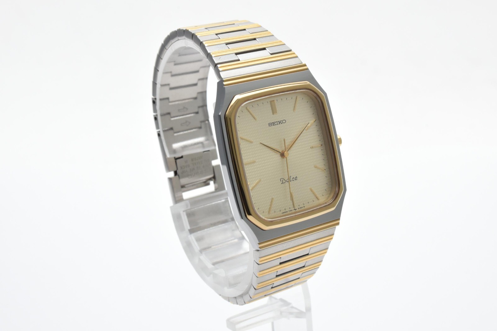 [N MINT] SEIKO Dolce 7741-5130 Gold Quartz Women’s Watch From JAPAN