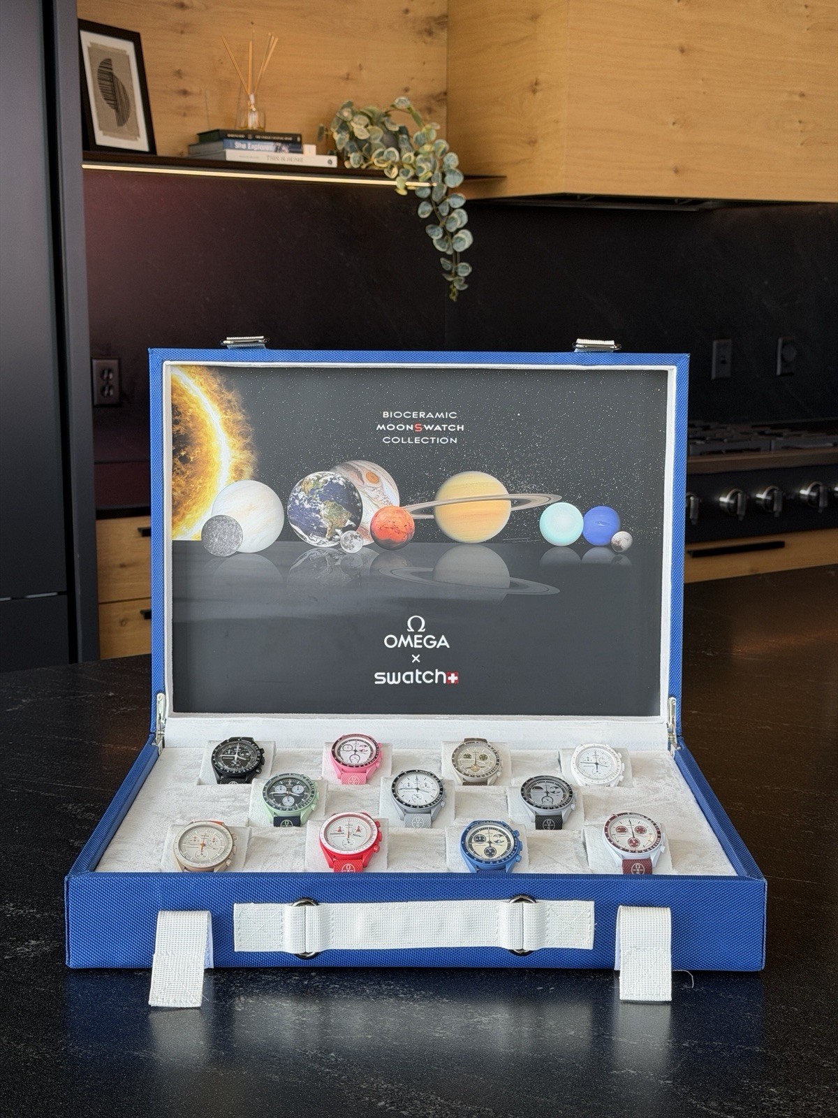 Omega x Swatch Mission to the MoonSwatch Suitcase Display Box