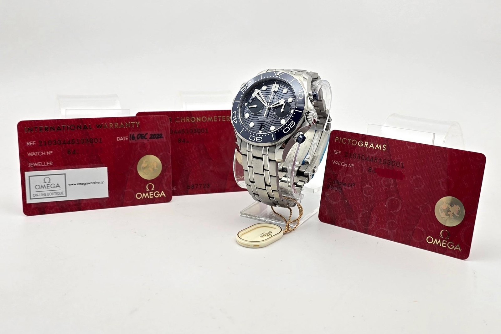 OMEGA SEAMASTER 210.30.44.51.03.001 BLUE DIAL EXCELLENT! VIDEO!