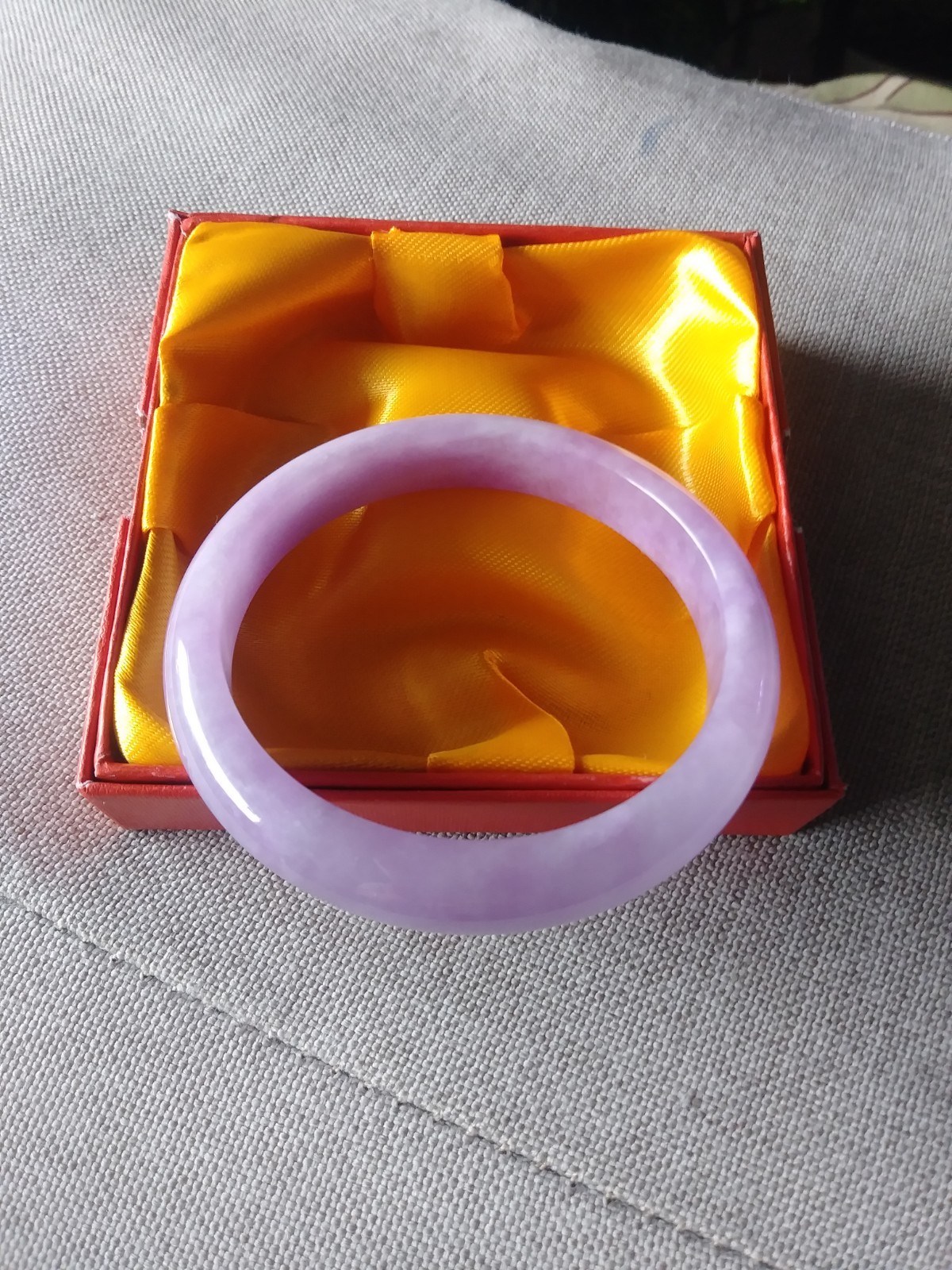 genuine lavender jade jadeite bangle 59mm/7.25″/50.0g