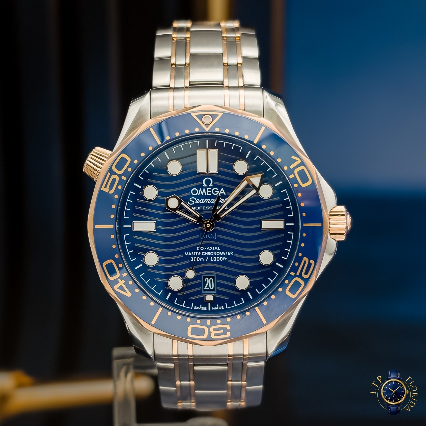 2025 | Omega | Seamaster Diver 300M | Blue Dial | 210.20.42.20.03.002 | Full Set