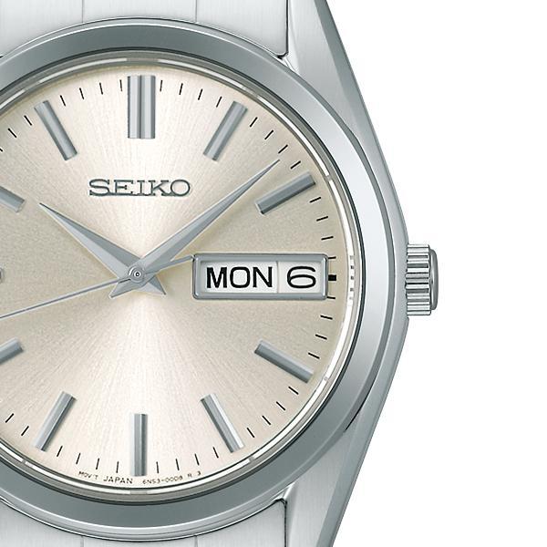 SEIKO SELECTION S SBTH007 Day Date Quartz Watch Champagne Gold Dial 37.4mm
