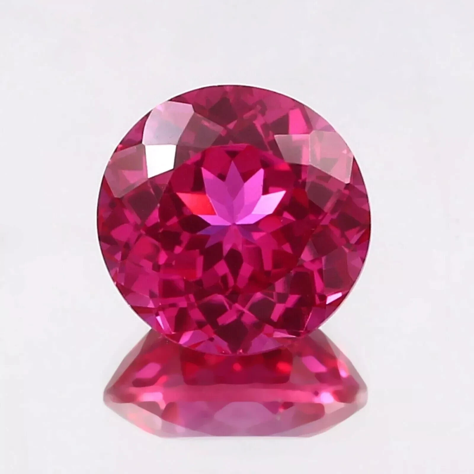 Natural 2.75 Ct Pink Sapphire Round Cut Certified Loose Gemstone With Free Gift