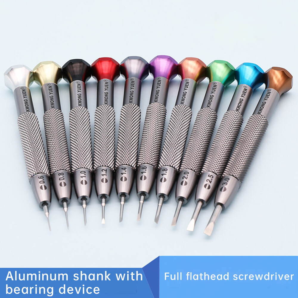 Hot T-Shaped Anti-Slip Watch Flat Screwdriver Set Repair Watch Watchmaker Tool