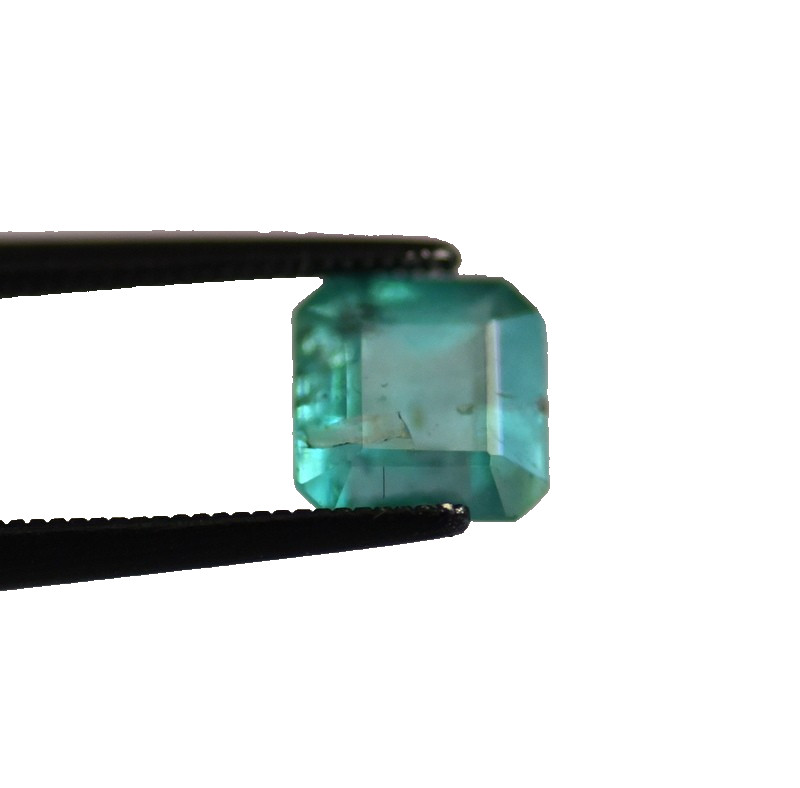 EMERALD .63 CT NATURAL COLOMBIAN EMERALD LOOSE STONE GEMSTONE 5 X 5 mm