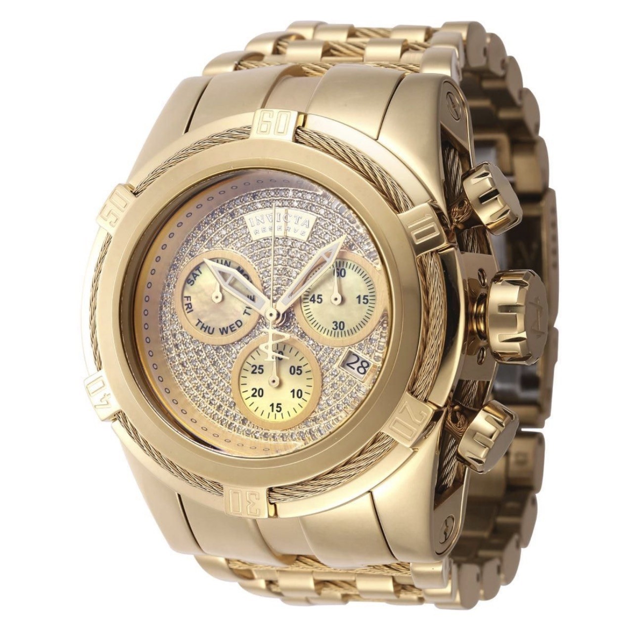 🔥💎Invicta Reserve Bolt Zeus💎1.02 Carat Diamond💎Swiss Ronda Z60 Caliber 45921