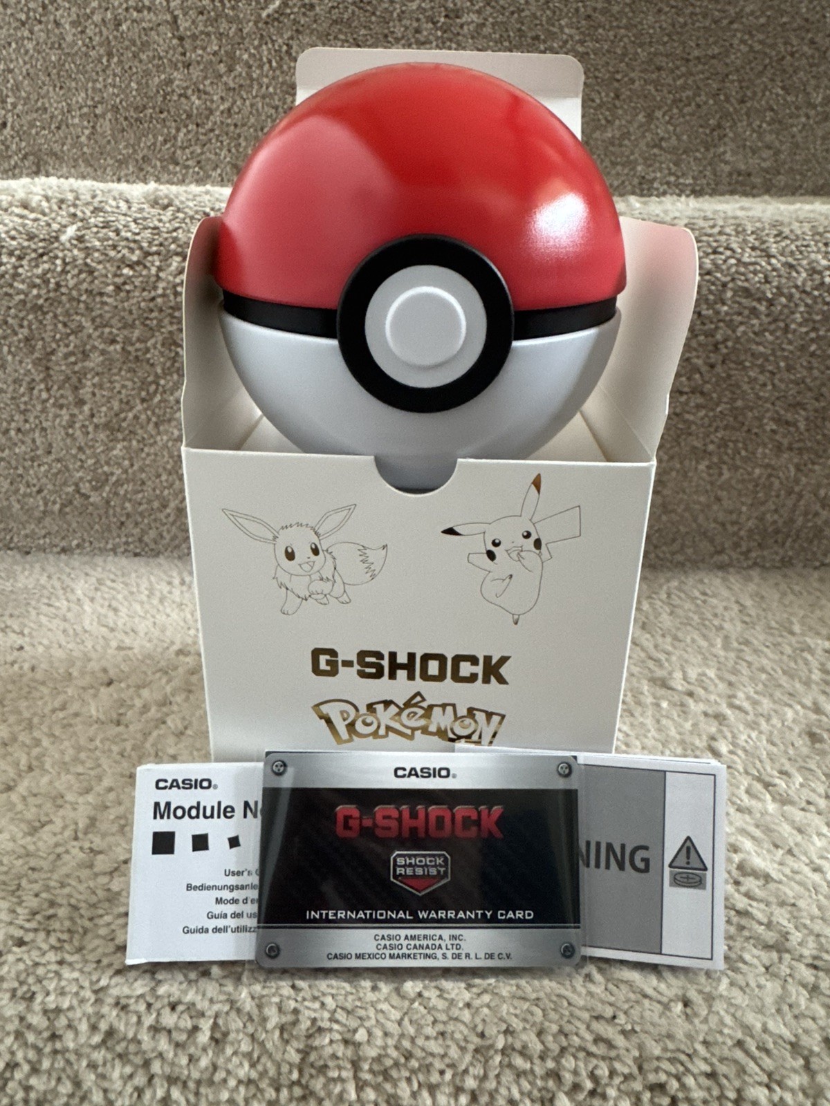NEW Casio G-Shock X Pokémon Watch GA110PKM-7A IN HAND FAST SHIP