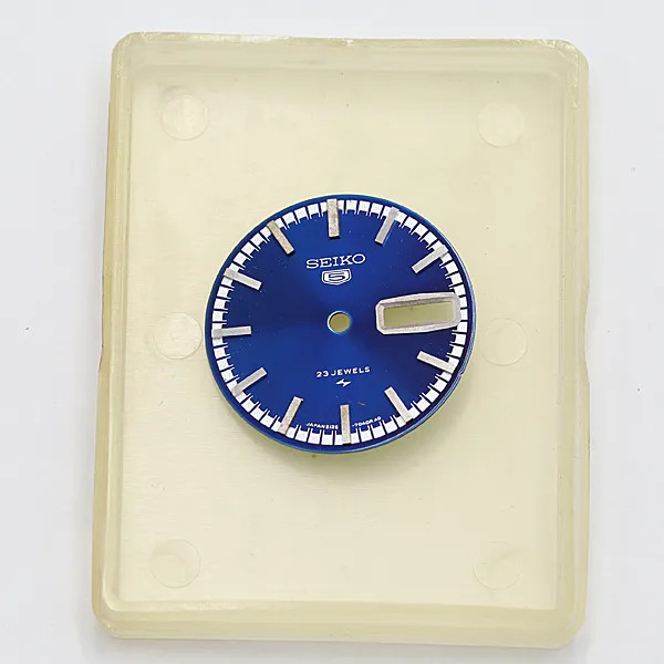 Excellent condition, deadstock Seiko Seiko 5 AT/automatic winding watch, blue di