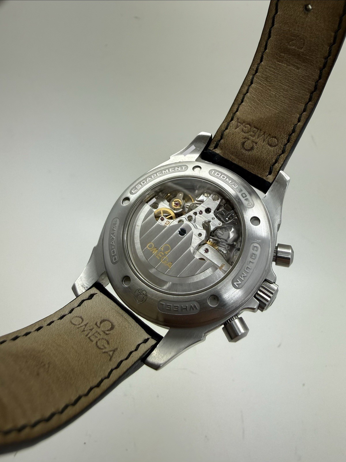 Omega DeVille Chronoscope Red Dial Steel Automatic 41mm Watch 4851.61.31 B+P