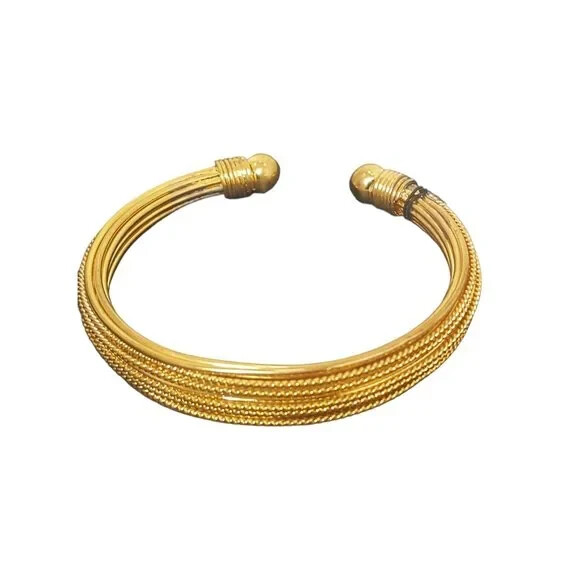Stephan & Co Women’s Trendy Gold Plated Cuff Bracelet NWT