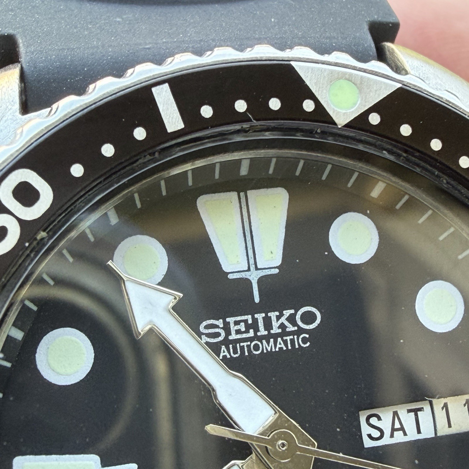 Vintage SEIKO Turtle 6309-7040 W/Aftermarket Scuba Pro Dial Men’s Divers Watch